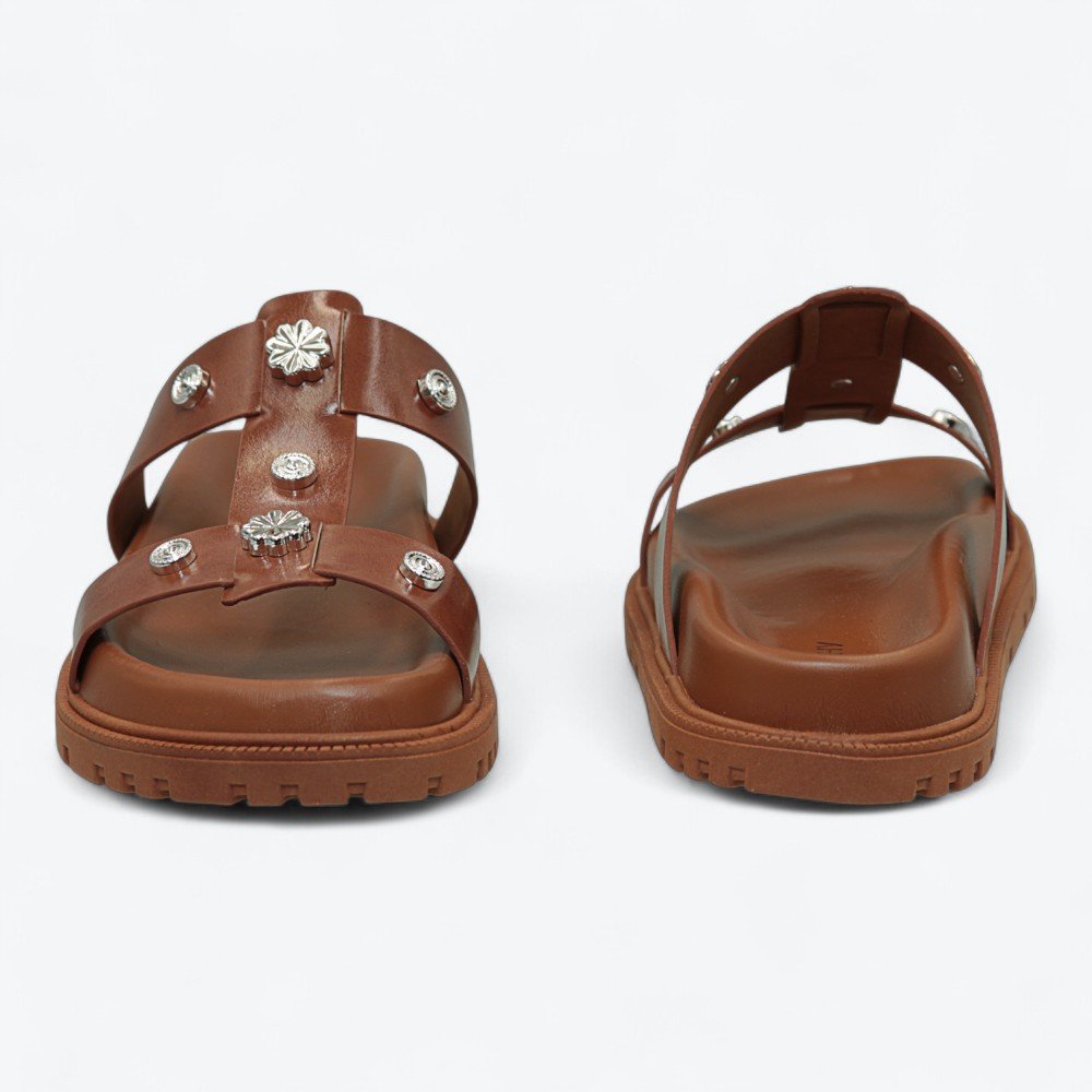 Sandália Rafitthy Papete Feminina 2019001B2 Marrom 5