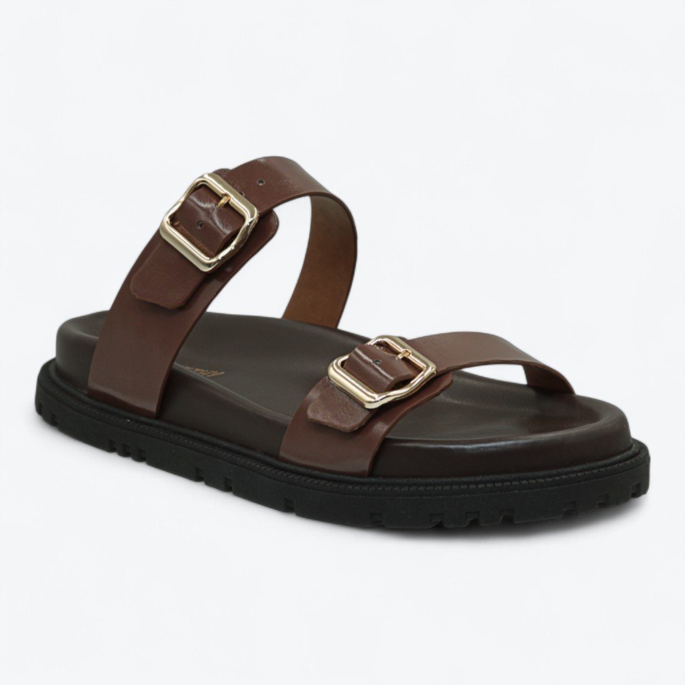 Sandália Rafitthy Papete Feminina 2019007A2 Marrom 2