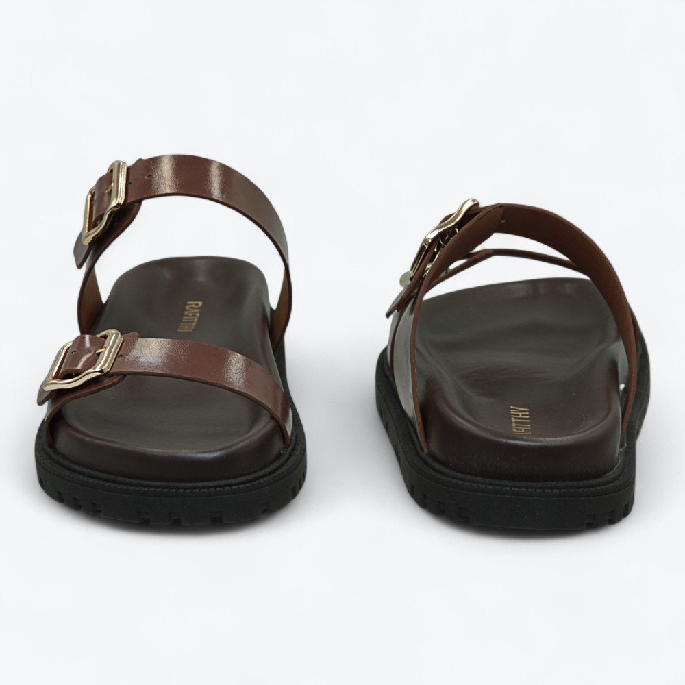 Sandália Rafitthy Papete Feminina 2019007A2 Marrom 5