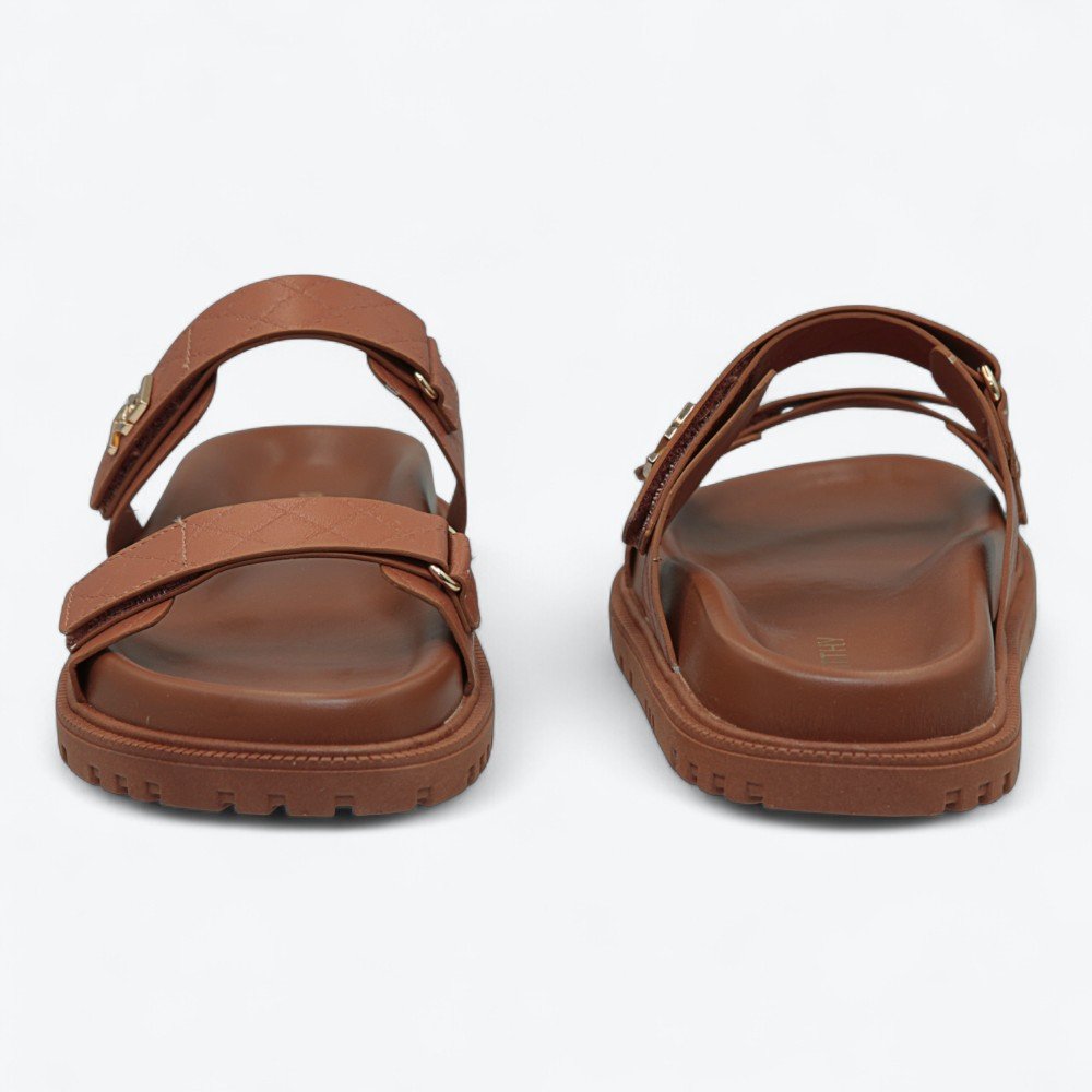 Sandália Rafitthy Papete Feminina 2019003A2 Caramelo 5