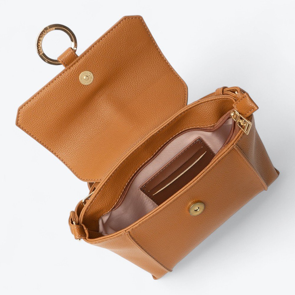 Bolsa Rafitthy Casual Feminina 2825321A Caramelo 5