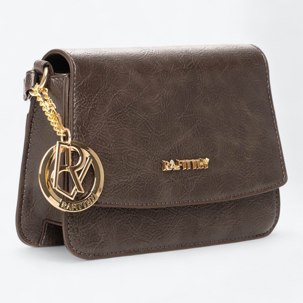 Bolsa Rafitthy Casual Feminina 2825330A Marrom Escuro 3
