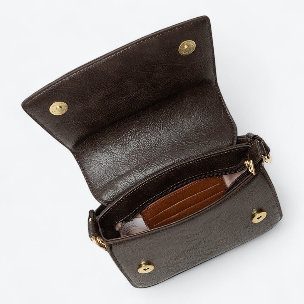 Bolsa Rafitthy Casual Feminina 2825330A Marrom Escuro 5
