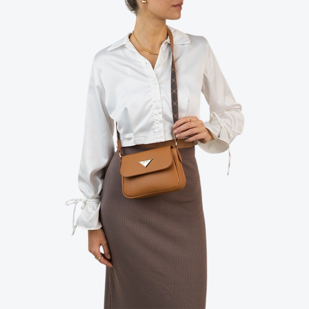 Bolsa Rafitthy Casual Feminina 2816300A Caramelo 2