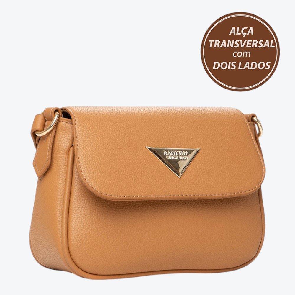 Bolsa Rafitthy Casual Feminina 2816300A Caramelo 3