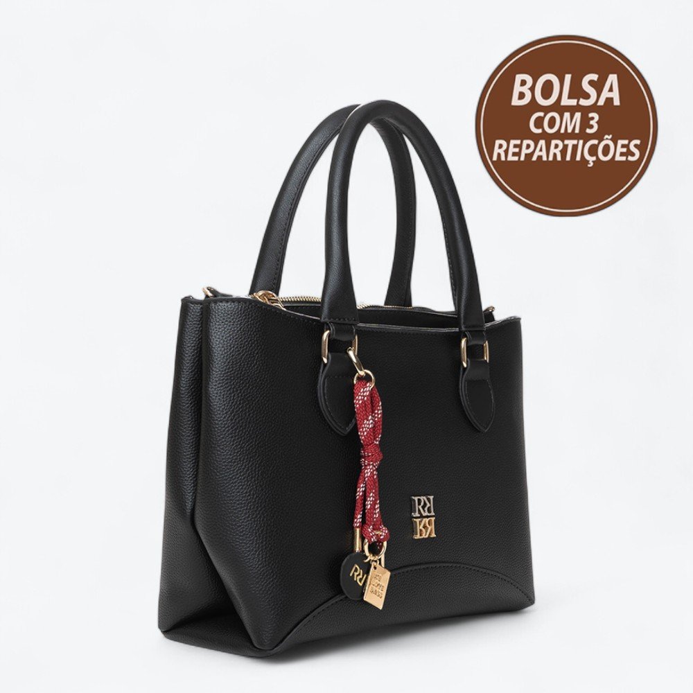 Bolsa Rafitthy Casual Feminina 2816122A Preto 3