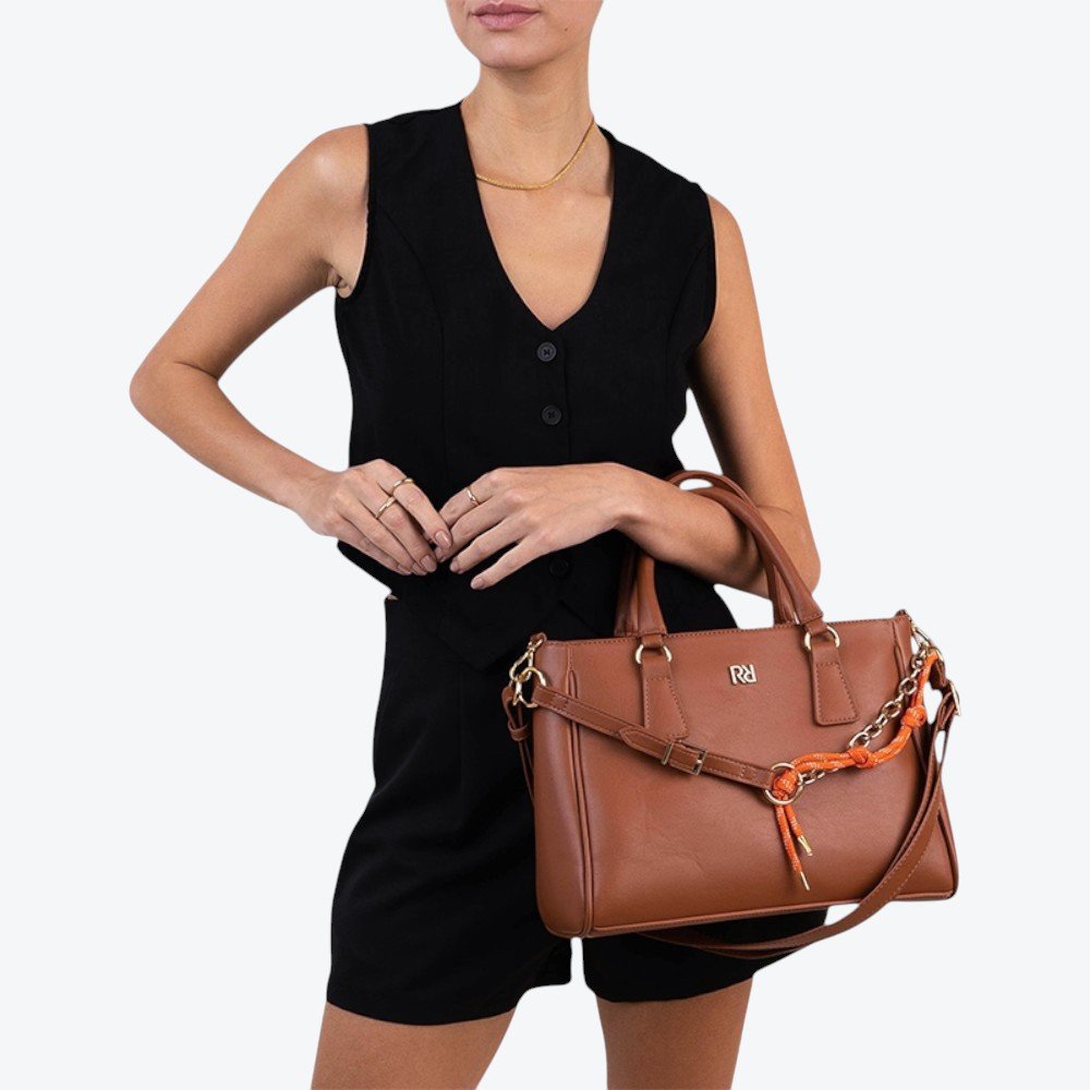 Bolsa Rafitthy Casual Feminina 2816113A Marrom 2