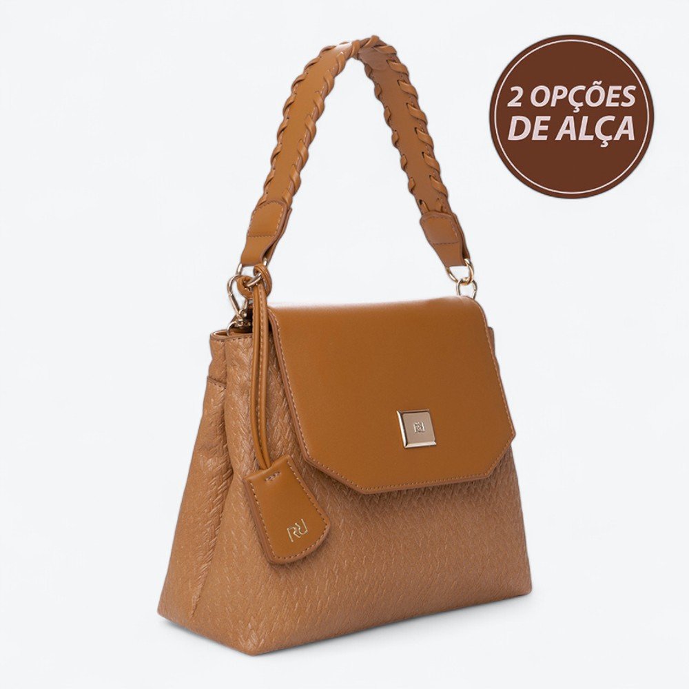 Bolsa Rafitthy Casual Feminina 2816102A Caramelo 3