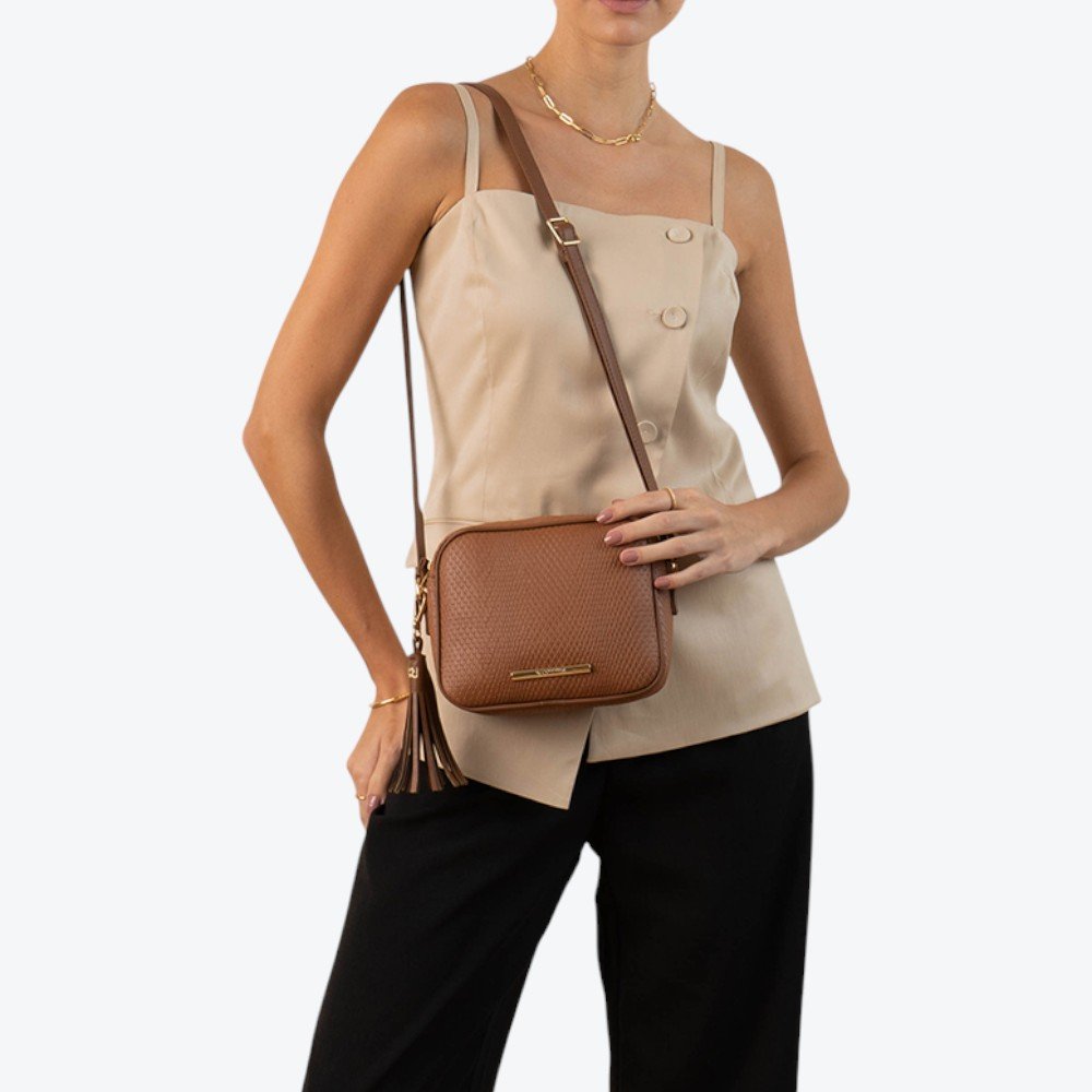 Bolsa Rafitthy Casual Feminina 2815336A Marrom 2