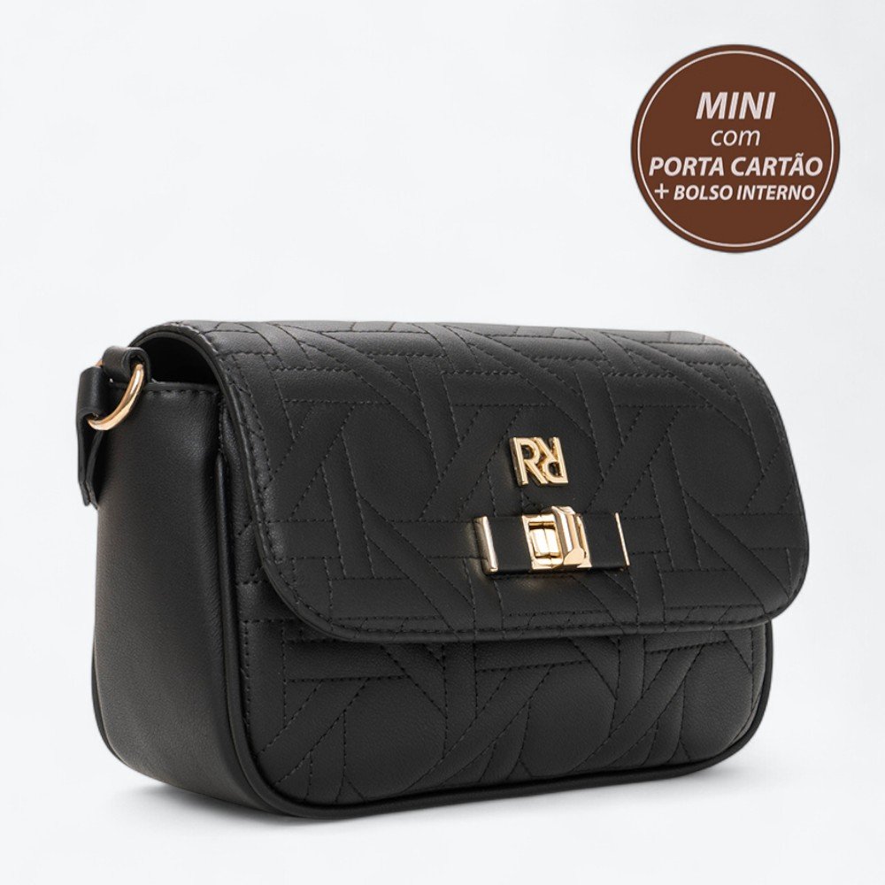 Bolsa Rafitthy Casual Feminina 2815330A Preto 3