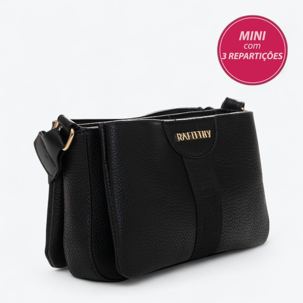 Bolsa Rafitthy Casual Feminina 2815311A Preto 3