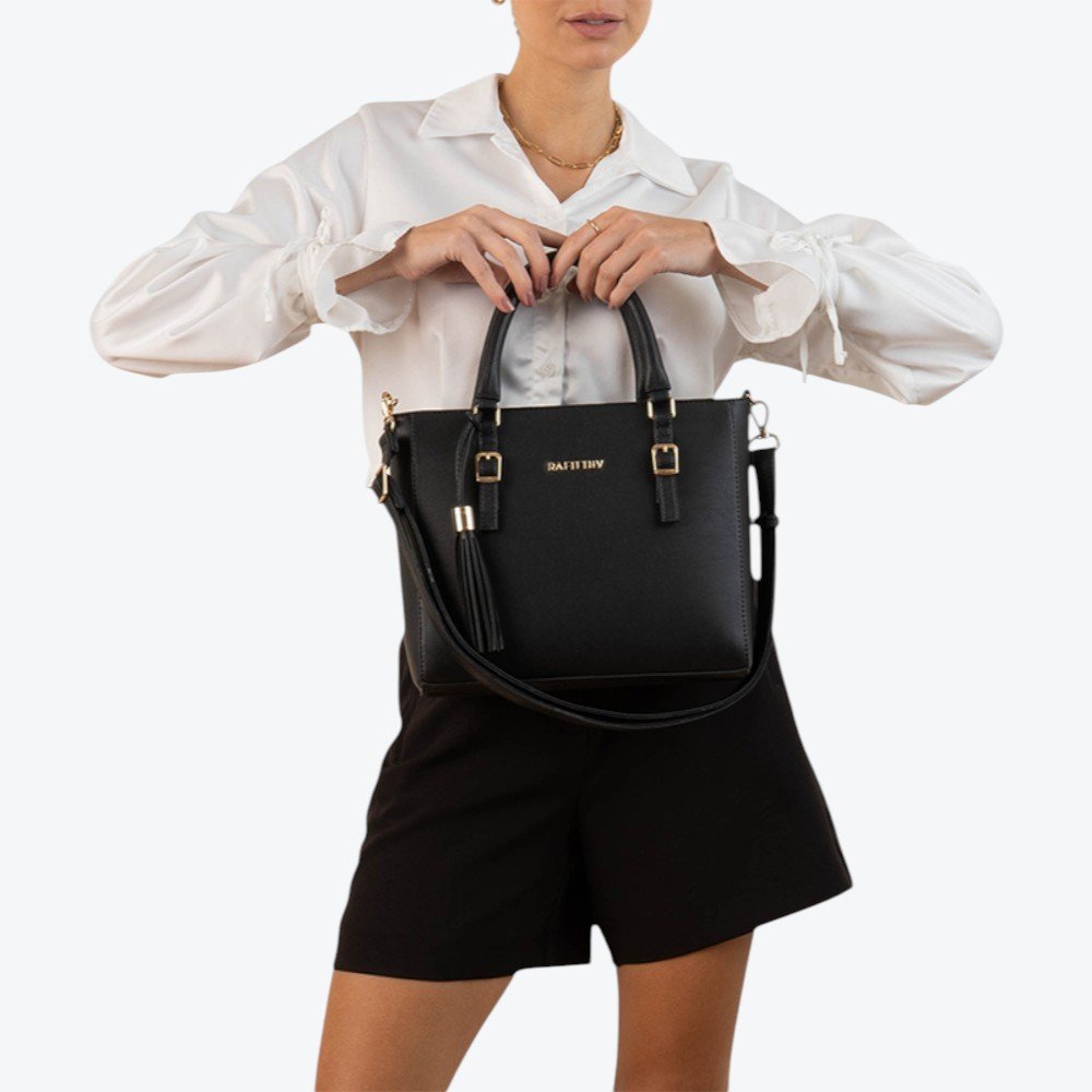 Bolsa Rafitthy Casual Feminina 2815239A Preto 2