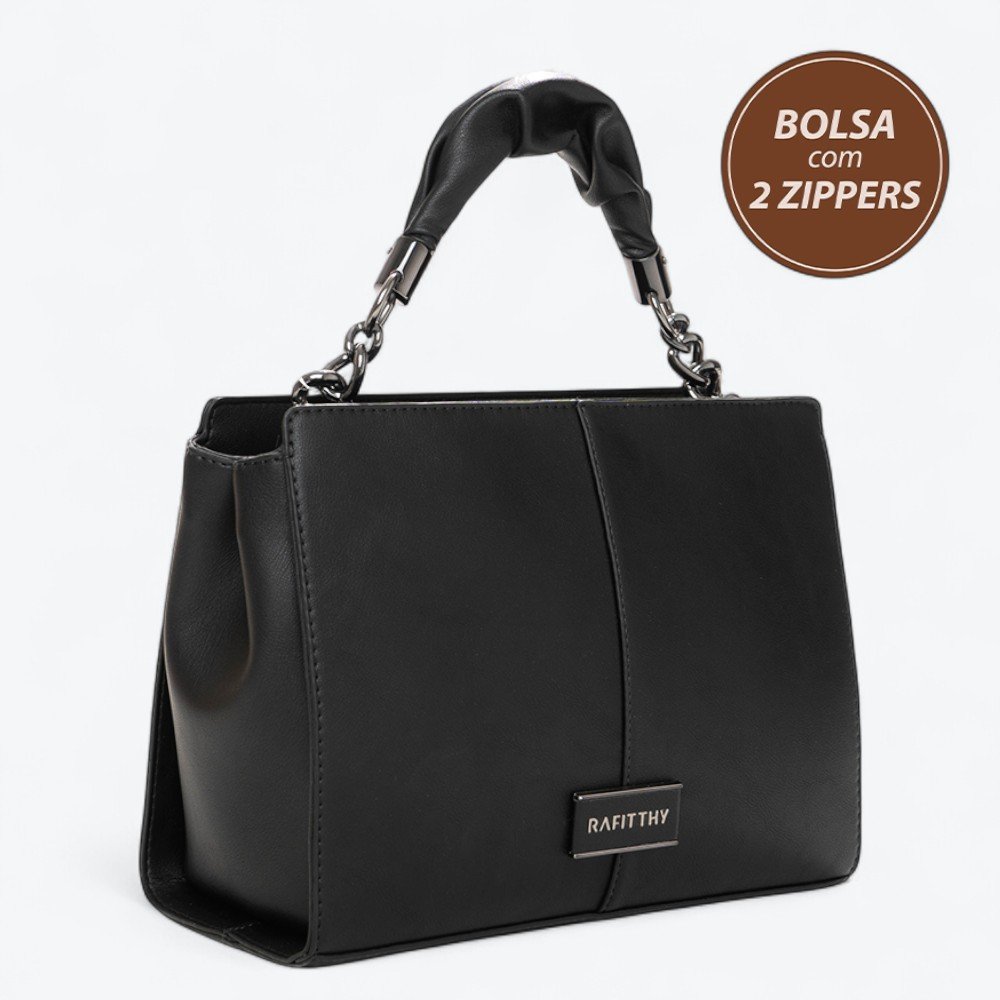 Bolsa Rafitthy Casual Feminina 2815184A Preto 3