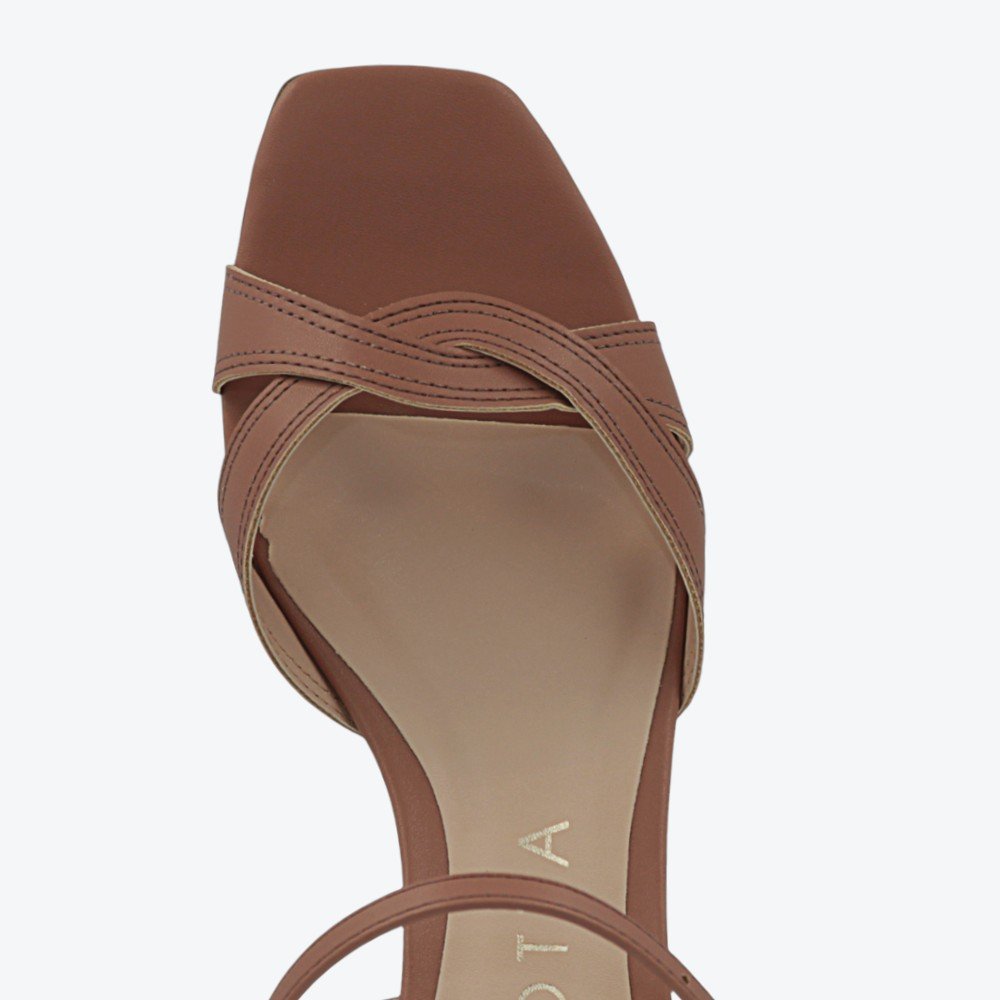 Sandália Mariotta Salto Bloco Feminina 2047053-01 Marrom 3