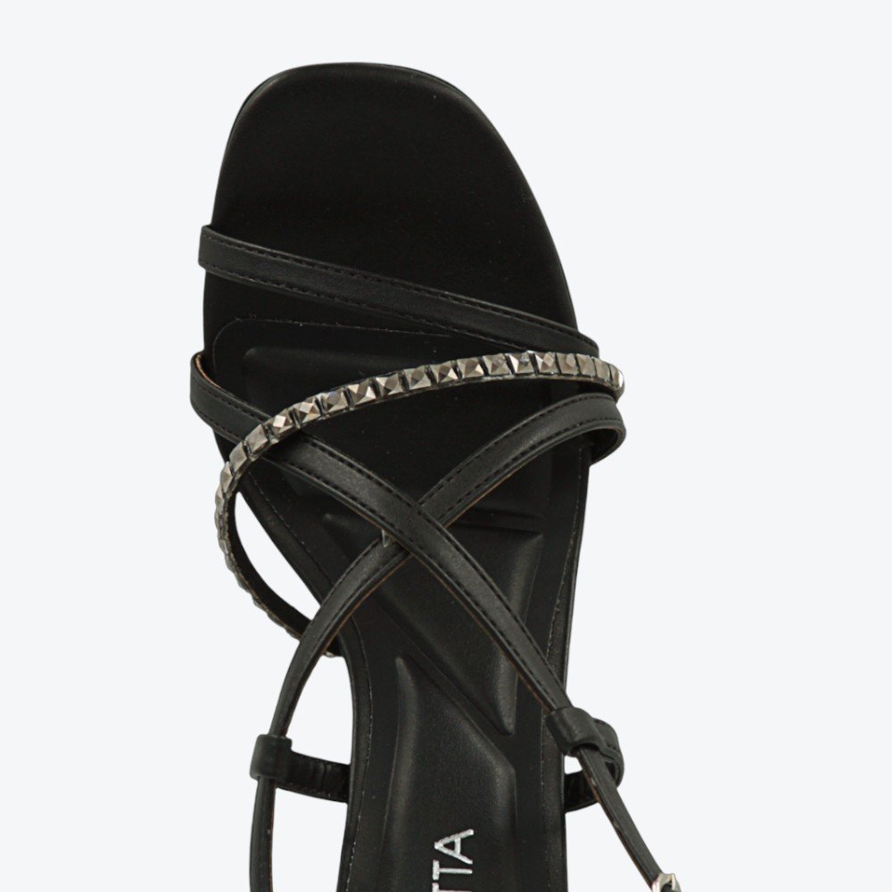 Sandália Mariotta Salto Médio Feminina 2047632-01 Preto 3