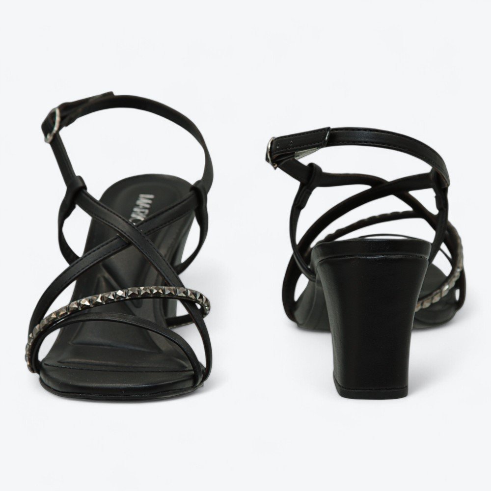 Sandália Mariotta Salto Médio Feminina 2047632-01 Preto 5