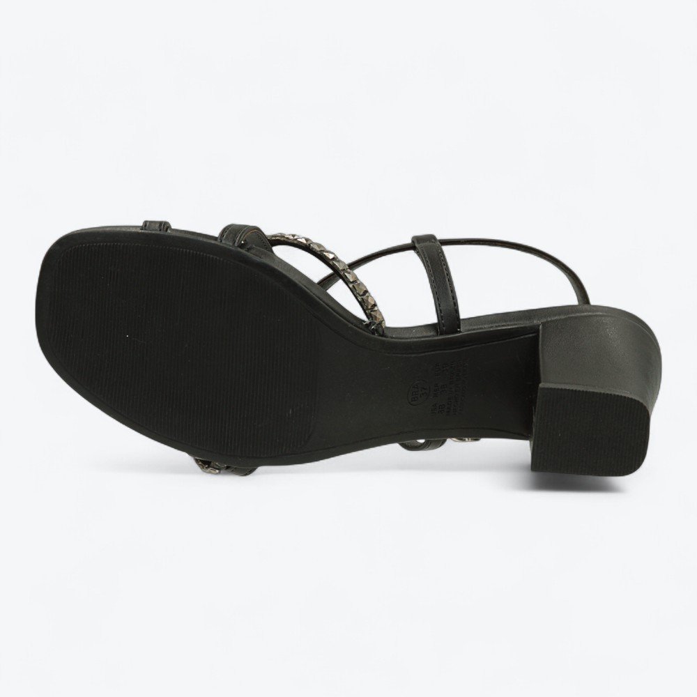 Sandália Mariotta Salto Médio Feminina 2047632-01 Preto 6