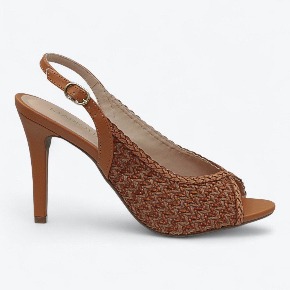 Sandália Mariotta Pee Toe Salto Alto Feminina 1353137-02