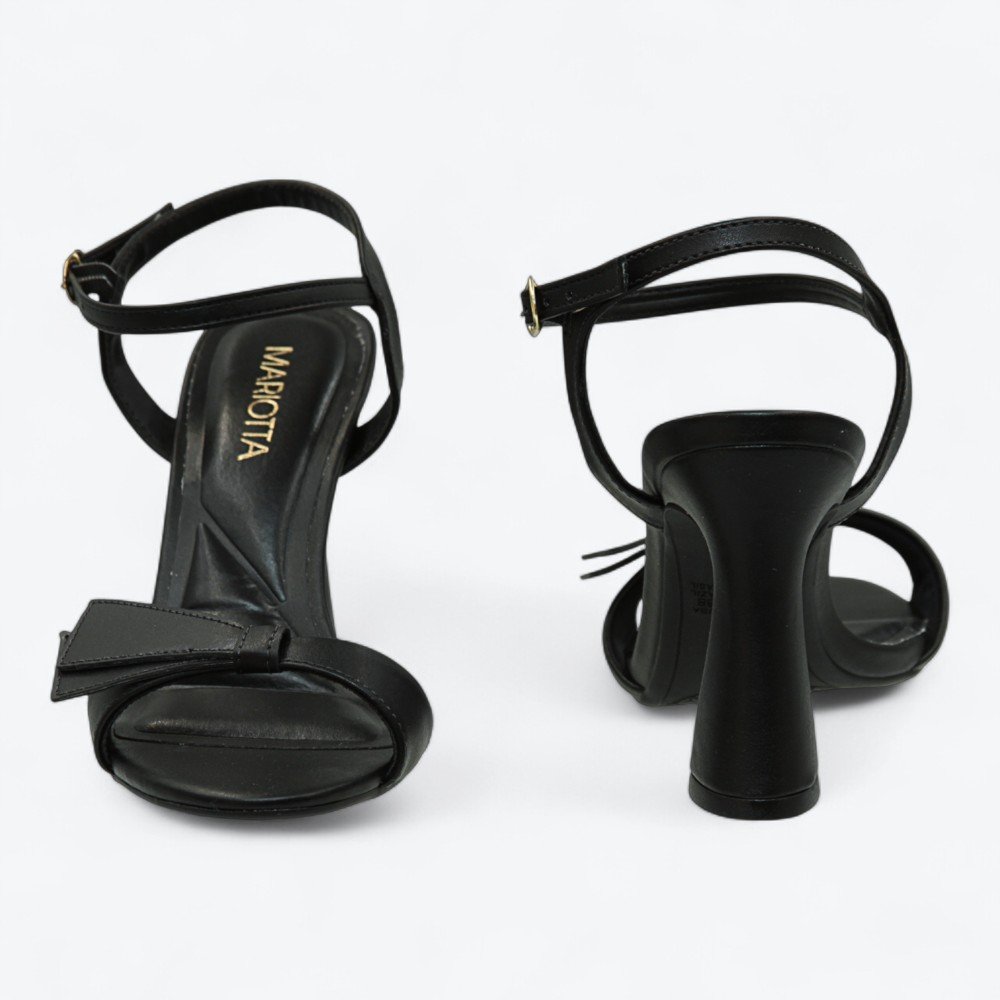 Sandália Mariotta Salto Flare Feminina 2044627-02 Preto 5