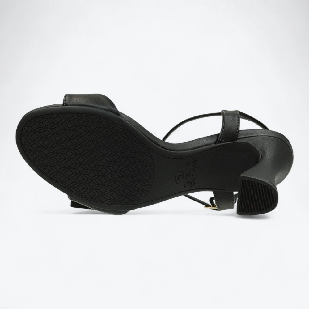 Sandália Mariotta Salto Flare Feminina 2044627-02 Preto 6