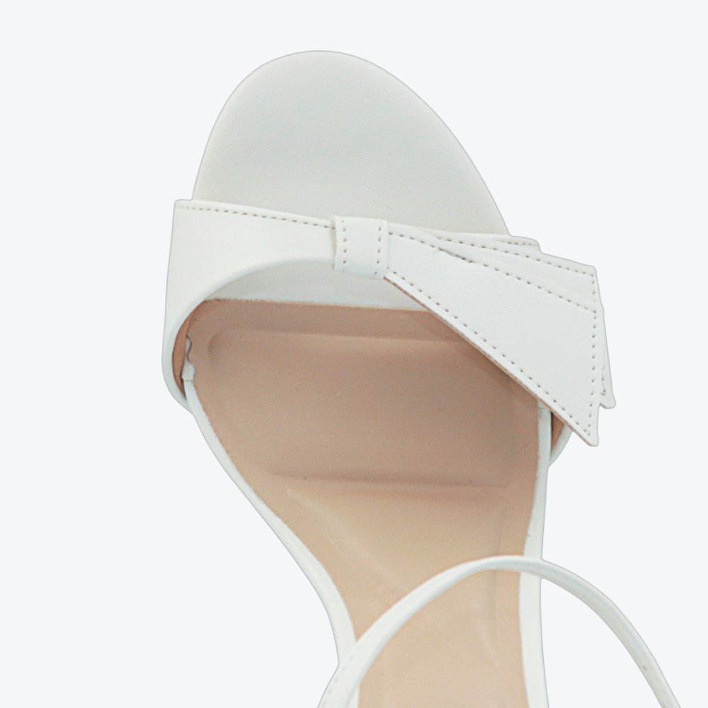 Sandália Mariotta Salto Flare Feminina 2044627-01 Branco 3