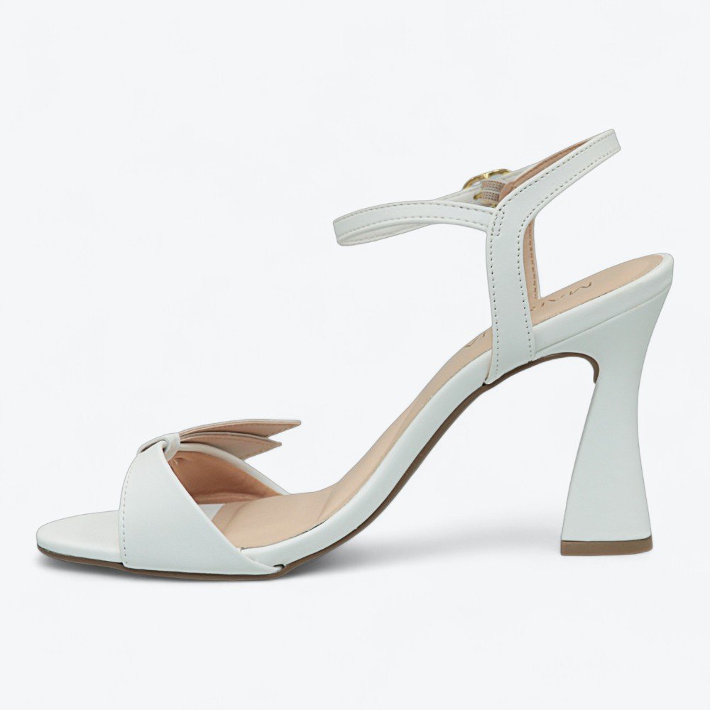 Sandália Mariotta Salto Flare Feminina 2044627-01 Branco 4