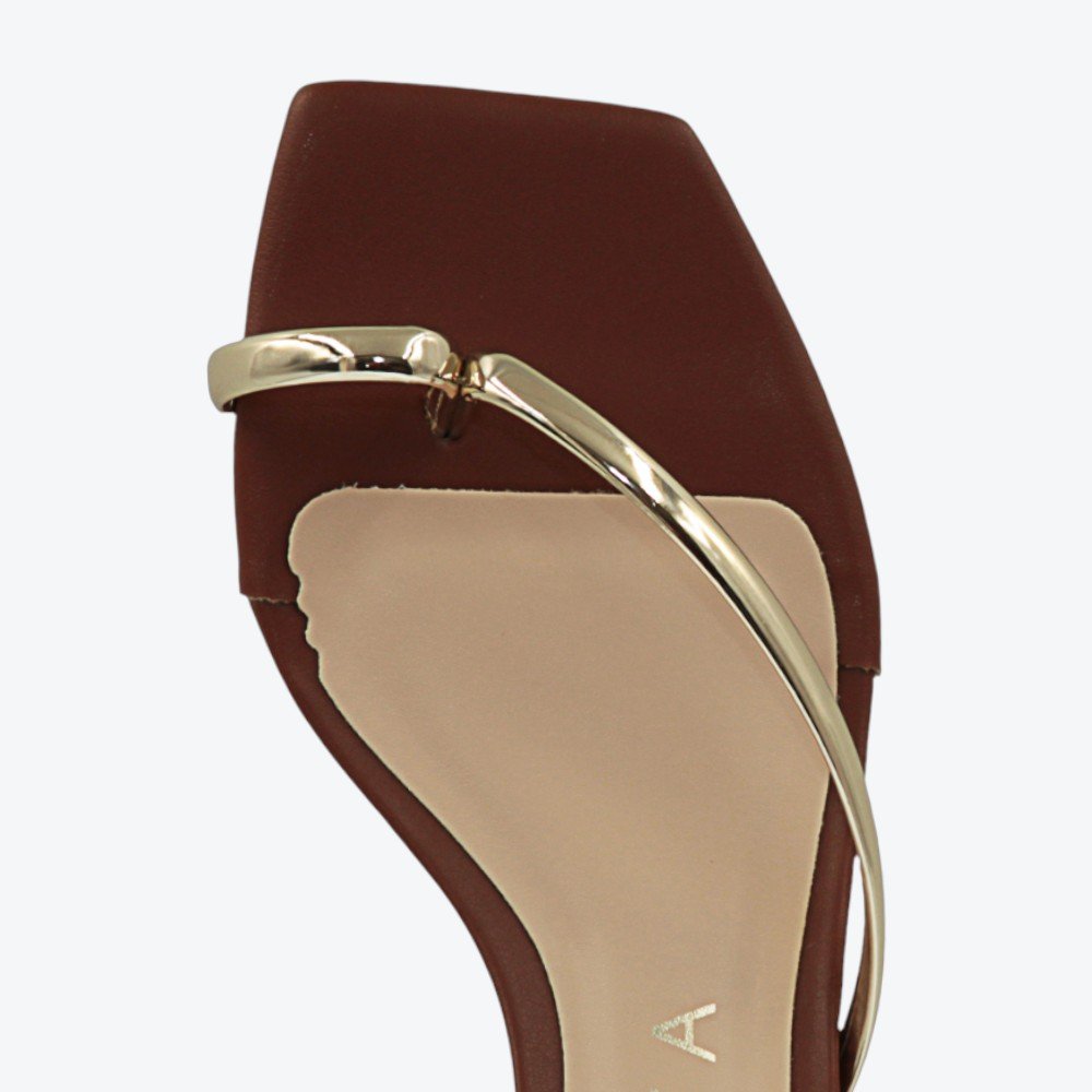 Sandália Mariotta Salto Bloco Feminina 2041503-01 Marrom 3