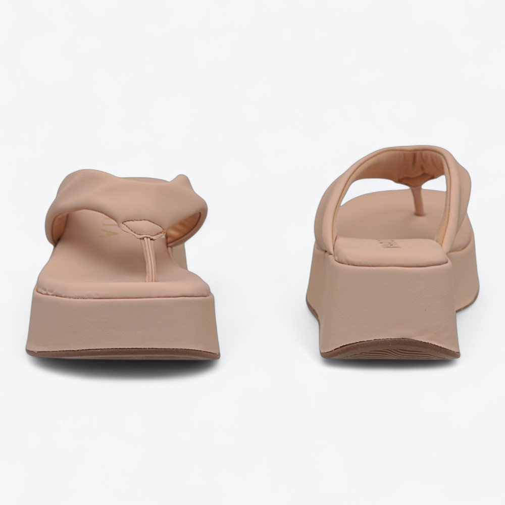 Tamanco Mariotta Flatform Feminino 2054512-02 Nude 5