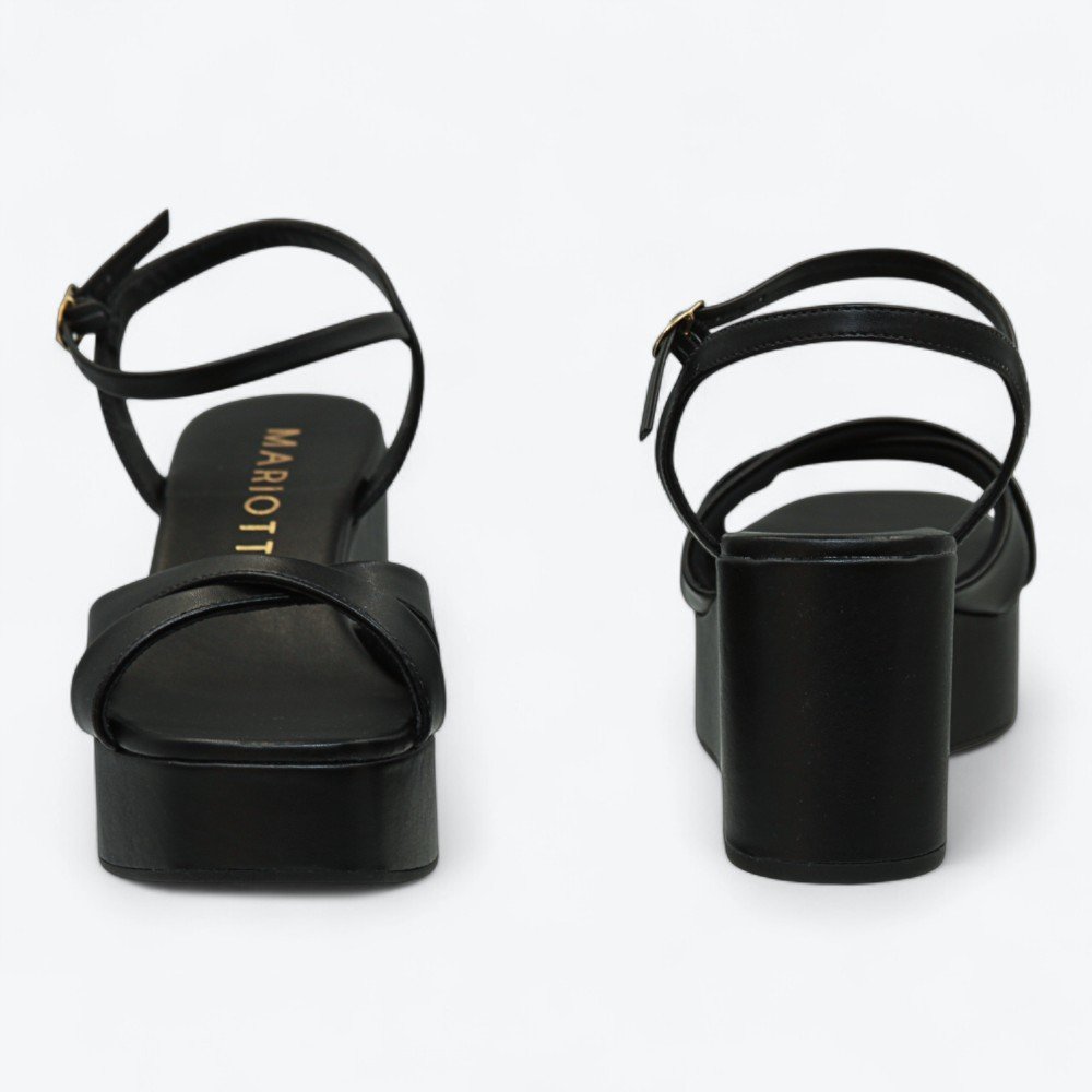 Sandália Mariotta Anabela Feminina 2031527-01 Preto 5