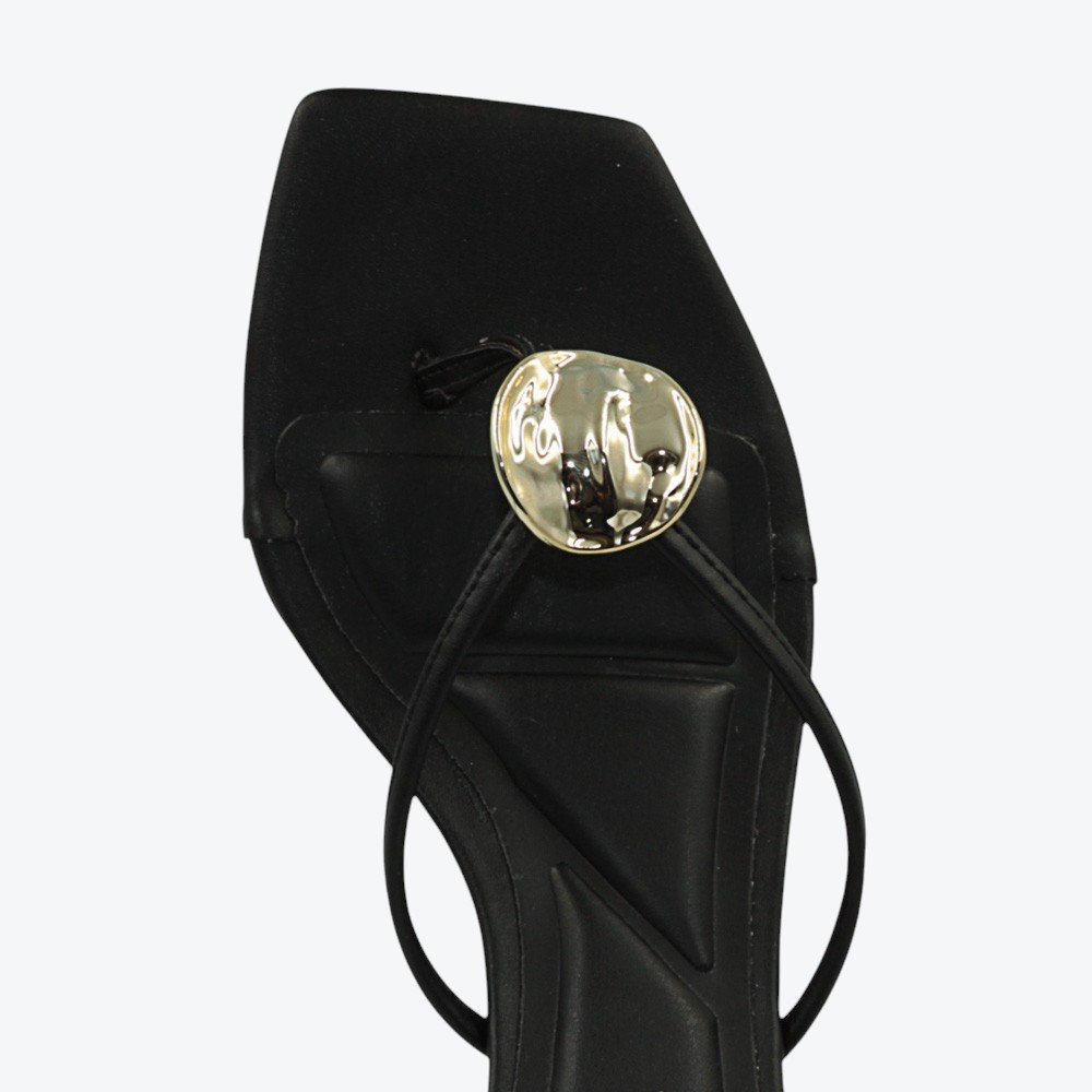 Sandália Mariotta Salto Baixo Feminina 2041609-02 Preto 3