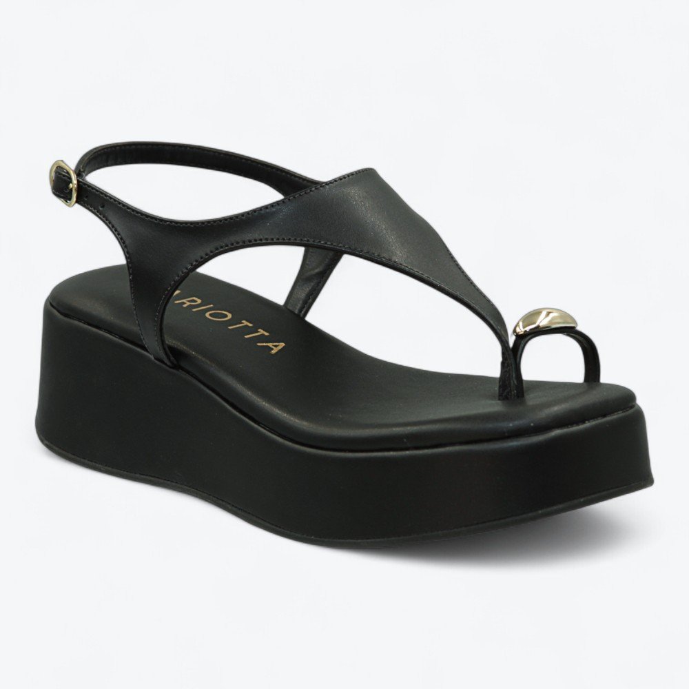 Sandália Mariotta Flatform Feminina 2054533-01 Preto 3