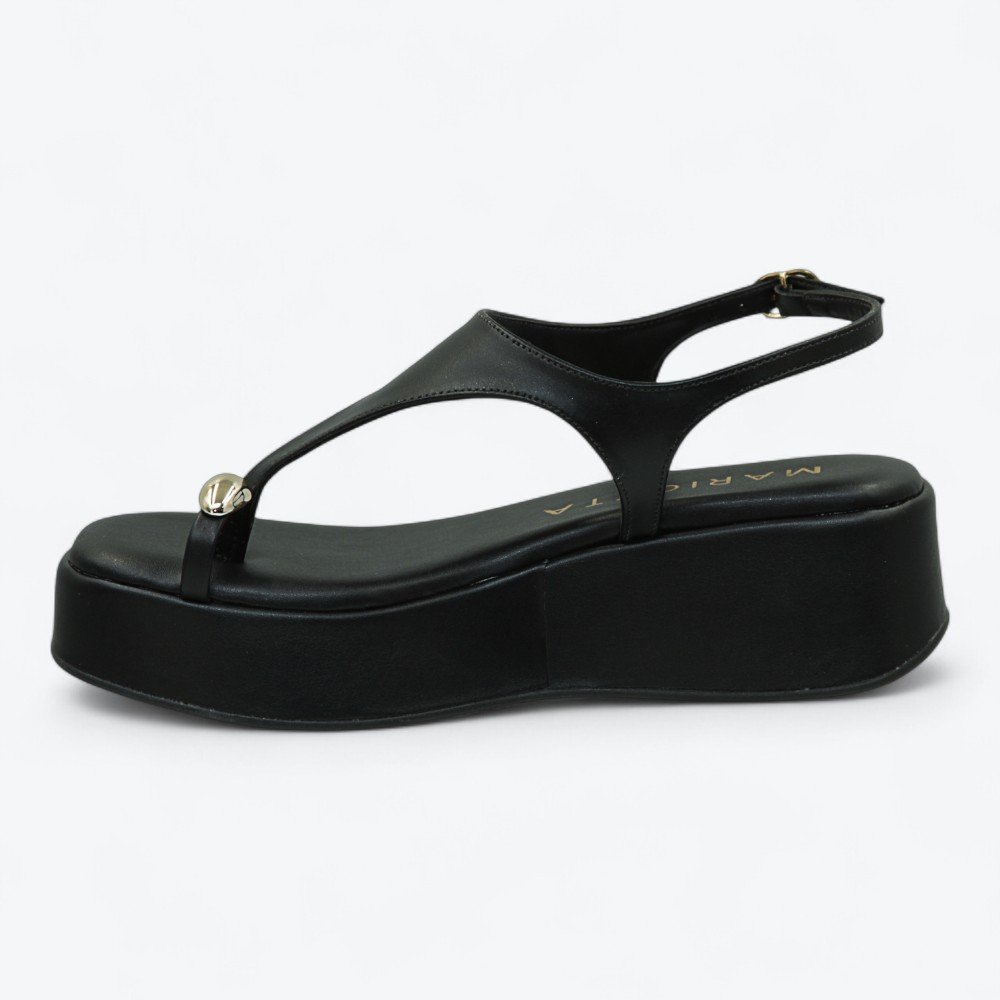Sandália Mariotta Flatform Feminina 2054533-01 Preto 5