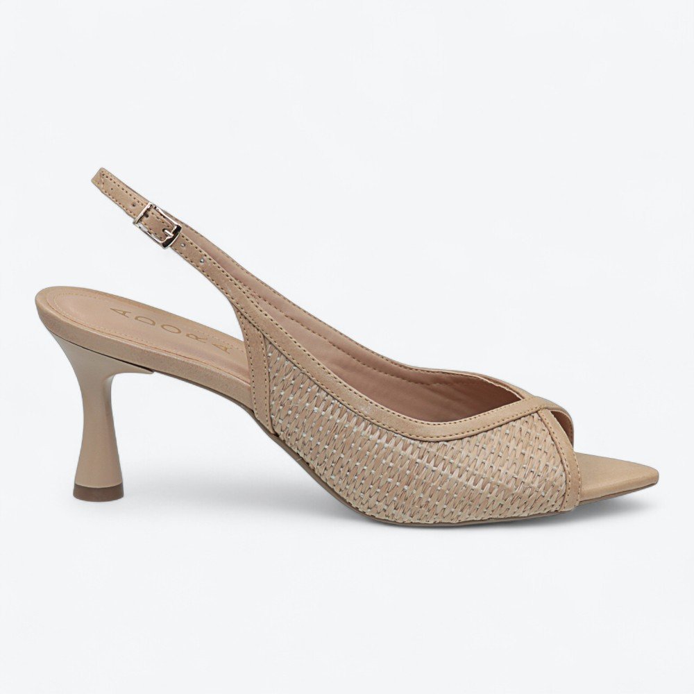 Sandália Adora Peep Toe Salto Médio Feminina 1577696-01