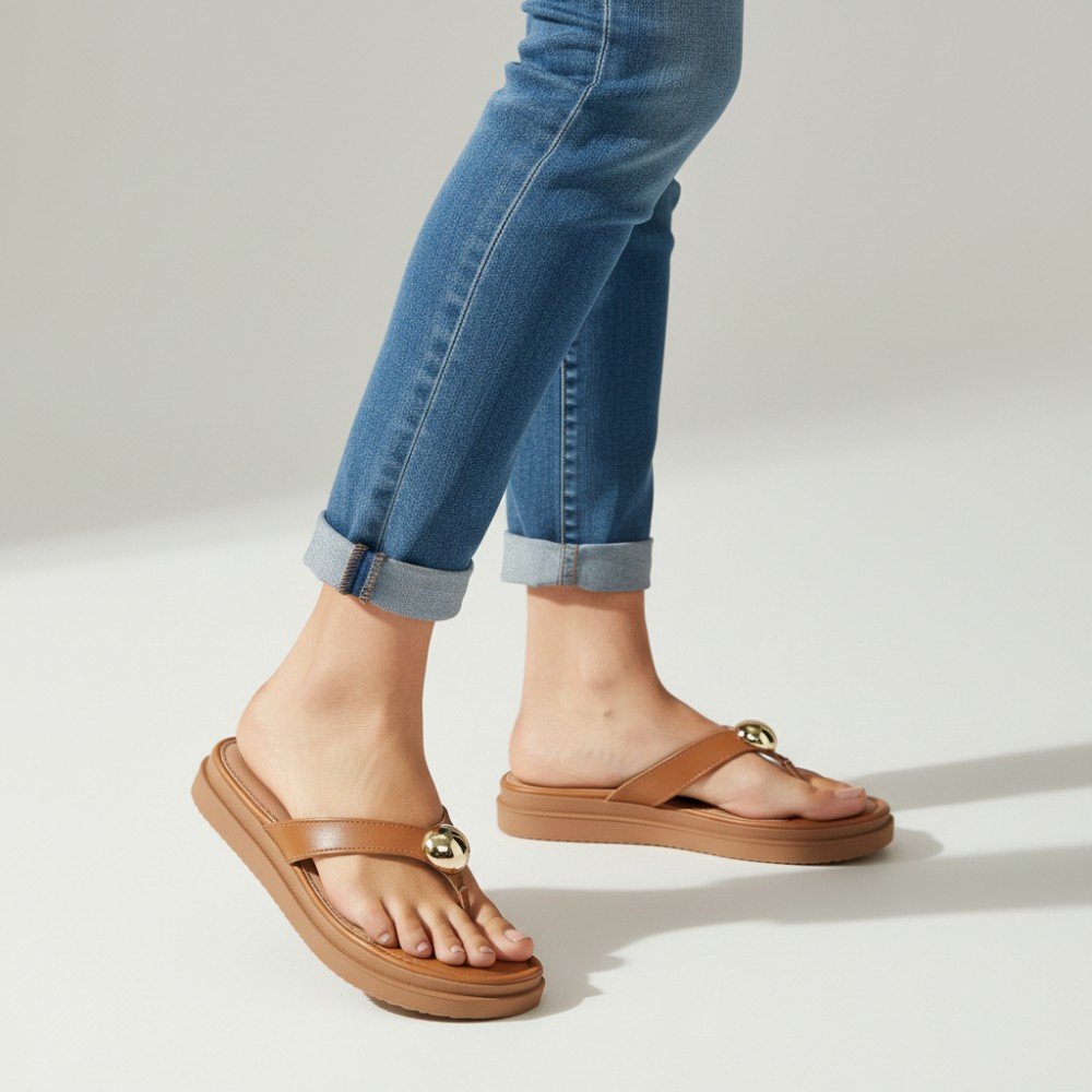 Sandália Dakota Flatform Feminina Y9282-01 Caramelo 2