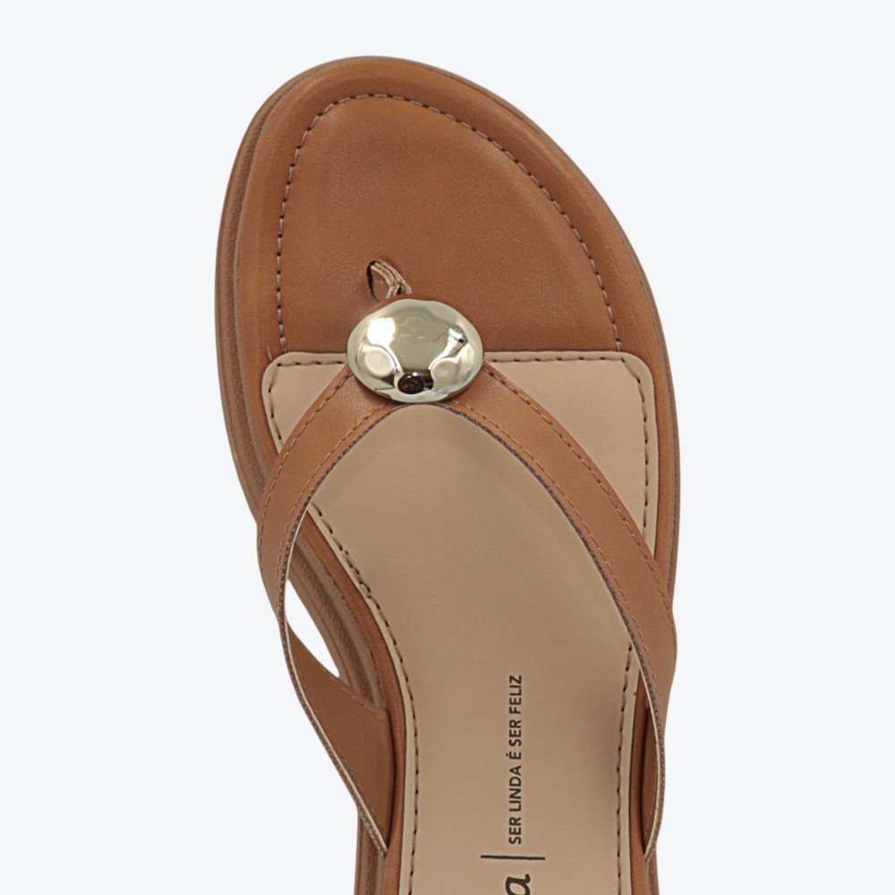 Sandália Dakota Flatform Feminina Y9282-01 Caramelo 4