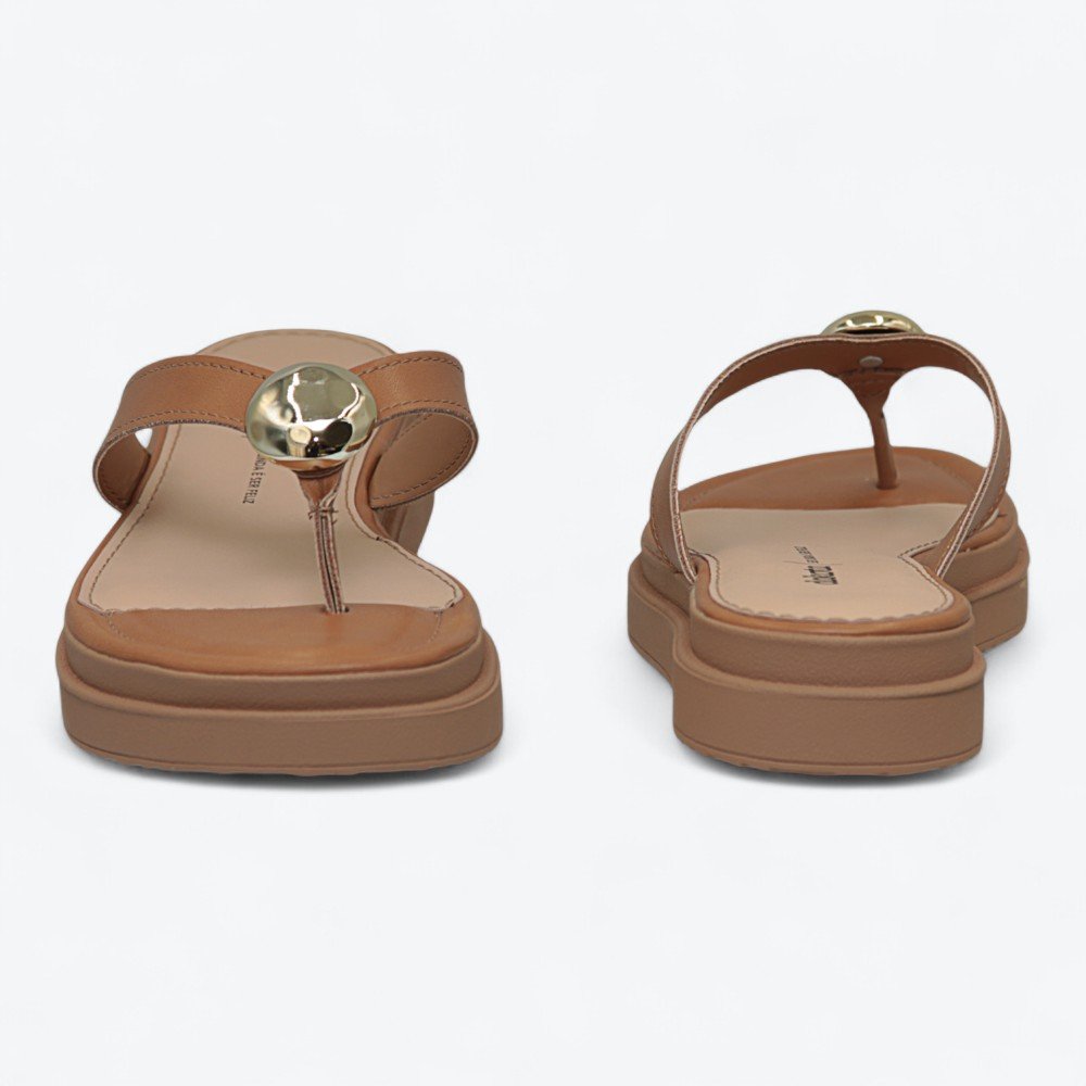 Sandália Dakota Flatform Feminina Y9282-01 Caramelo 6