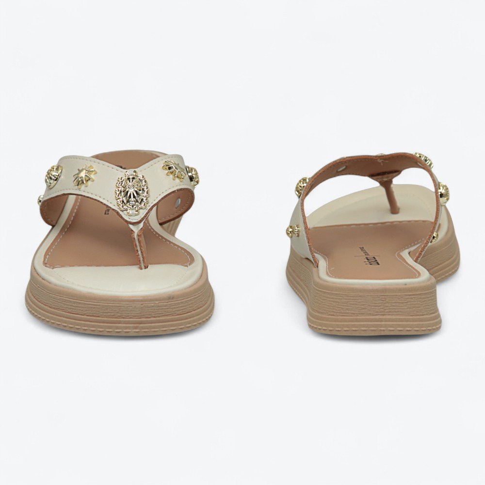 Sandália Dakota Flatform Feminina Y9451-01 Creme 6