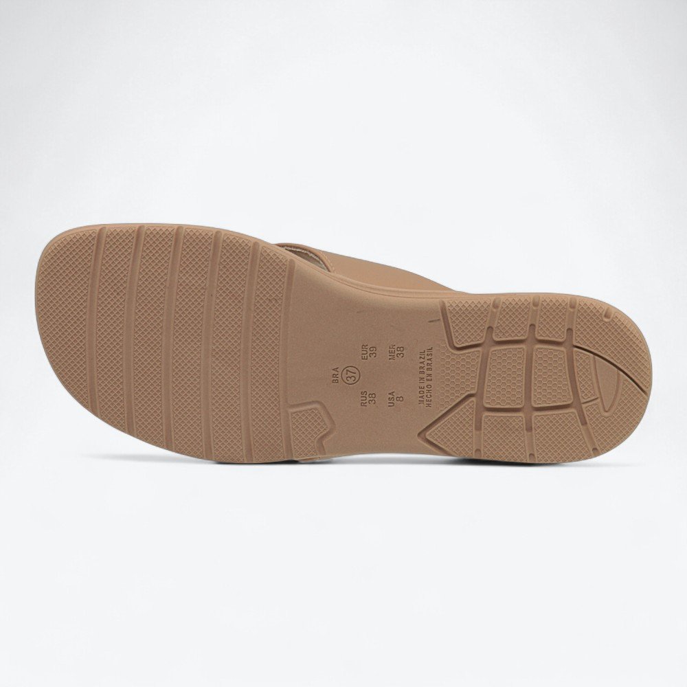 Chinelo Comfortflex Feminino 2580403-01 Nude 6
