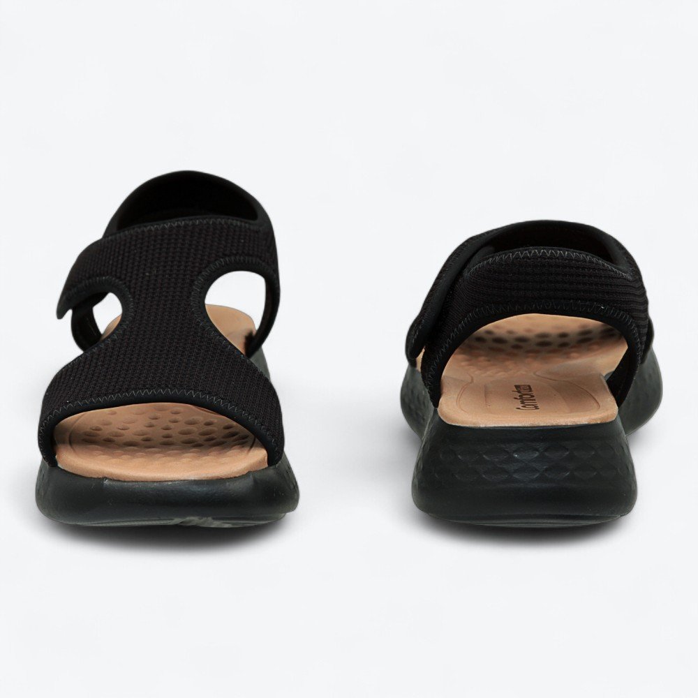 Sandália Comfortflex Feminina 2547304-01 Preto 5