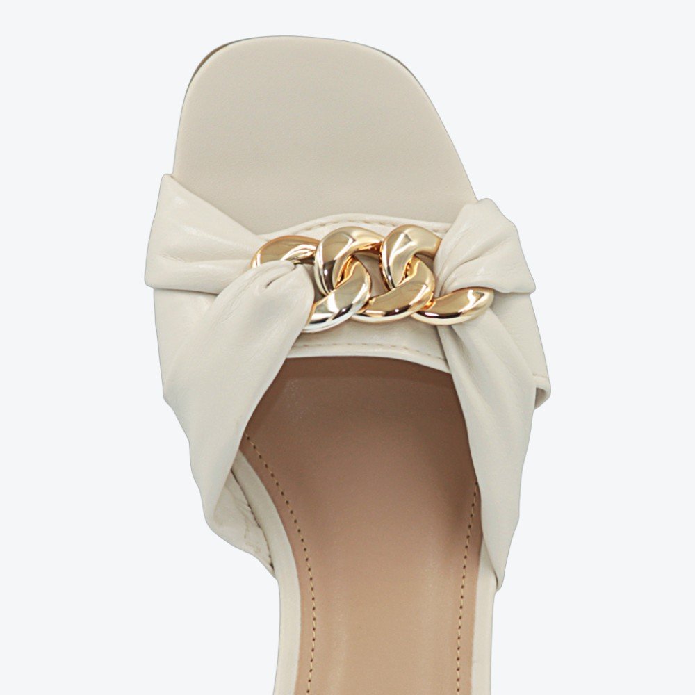 Tamanco Rafitthy Salto Médio Feminino 1896008A3 Off White 3