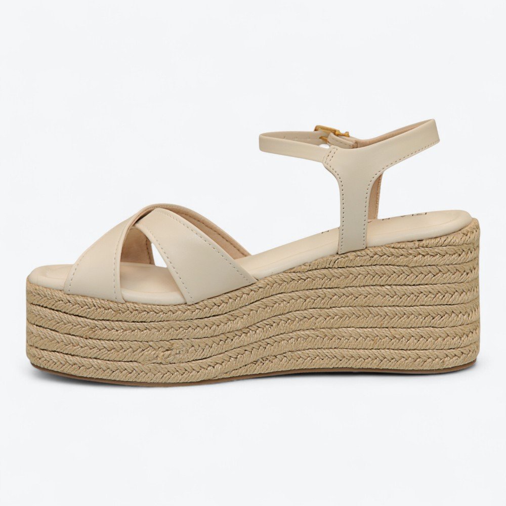 Sandália Ramarim Anabela Feminina 2536202-01 Off White 5