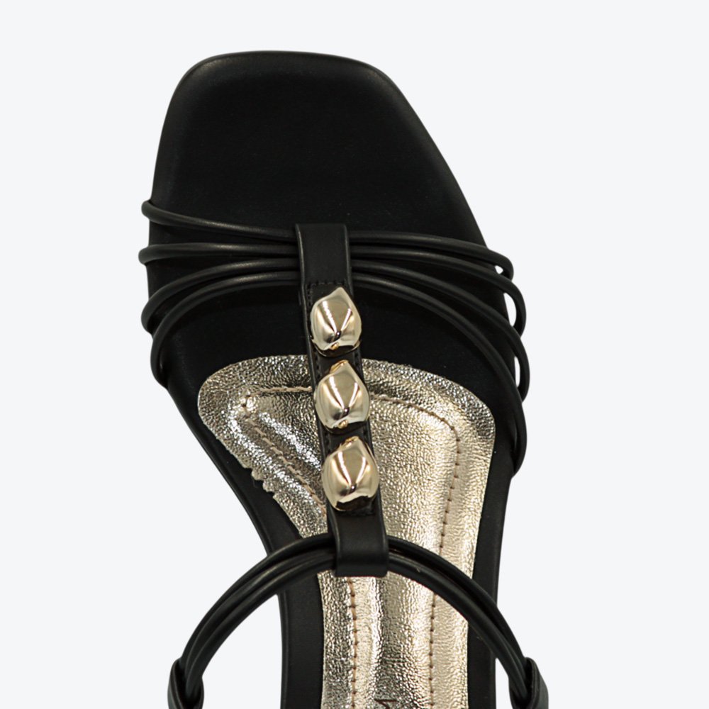 Sandália Ramarim Salto Bloco Feminina 2548203-01 Preto 3