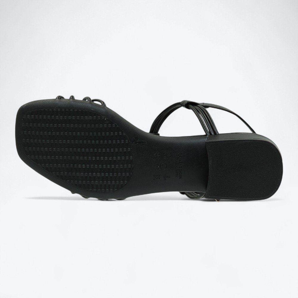 Sandália Ramarim Salto Bloco Feminina 2548203-01 Preto 6