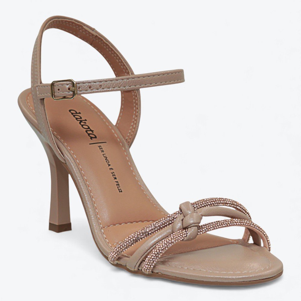 Sandália Dakota Salto Fino Feminina Y9775-01 Nude 3