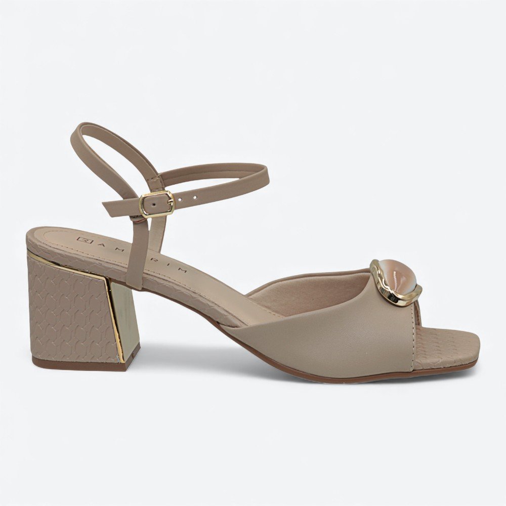 Sandália Ramarim Salto Bloco Feminina 2539207-01