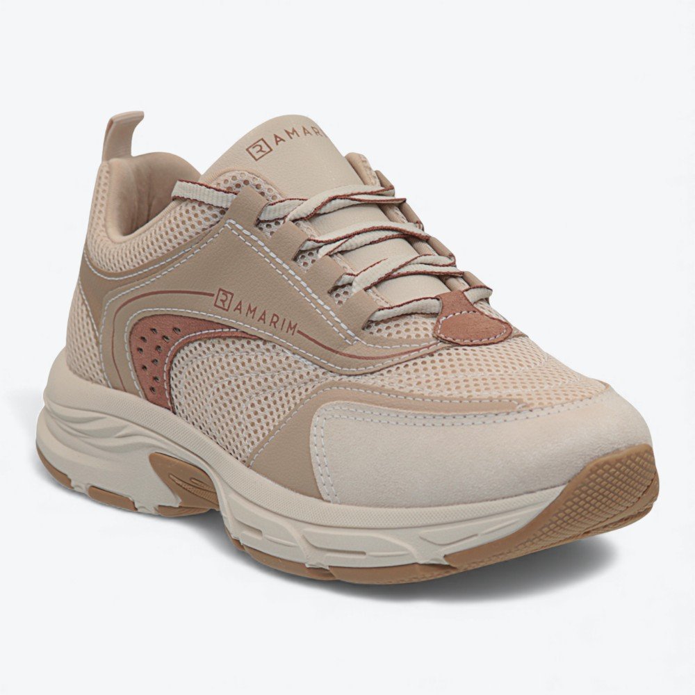 Tênis Ramarim Casual Feminino 2578202-01 Bege 2