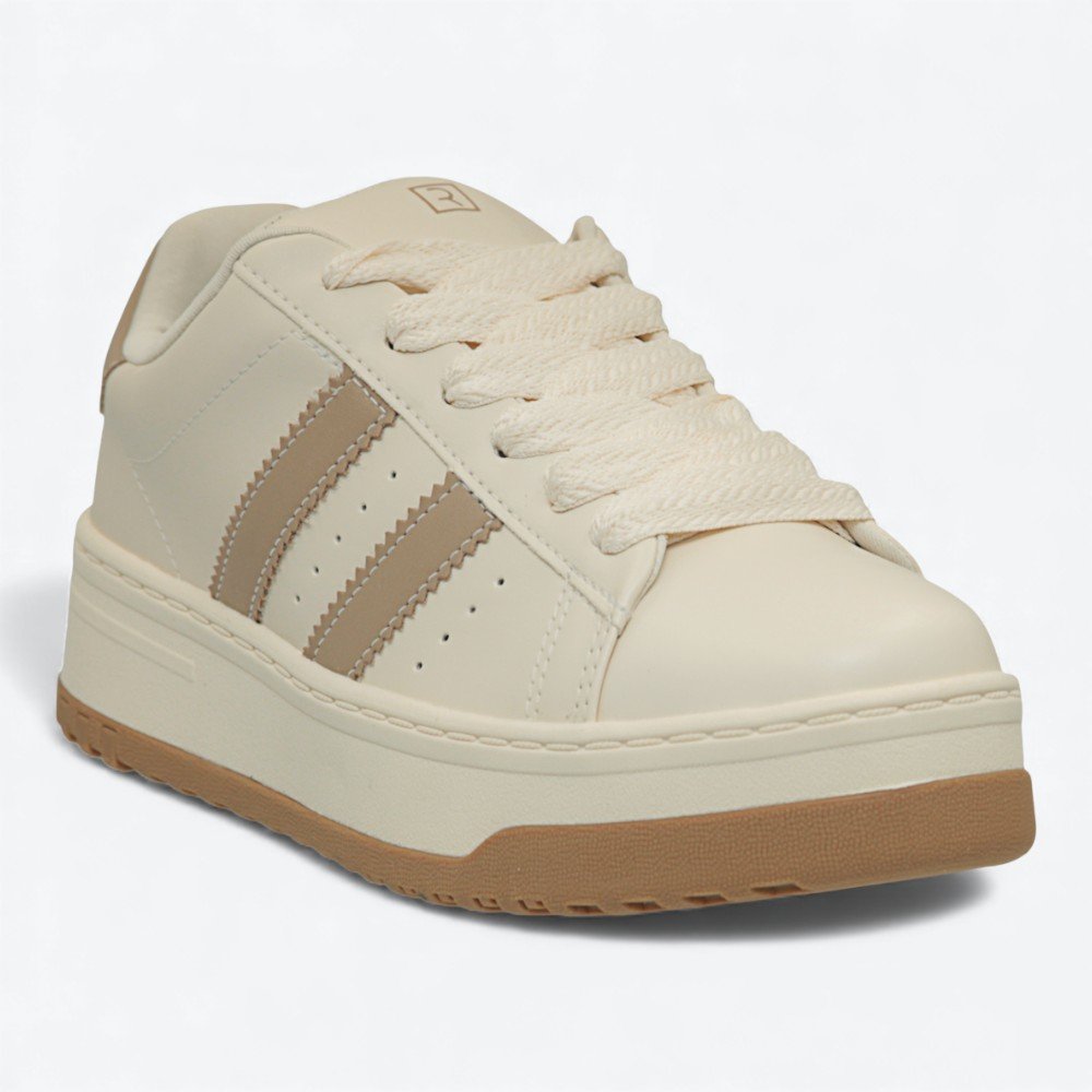 Tênis Ramarim Casual Feminino 2599201-01 Bege 2
