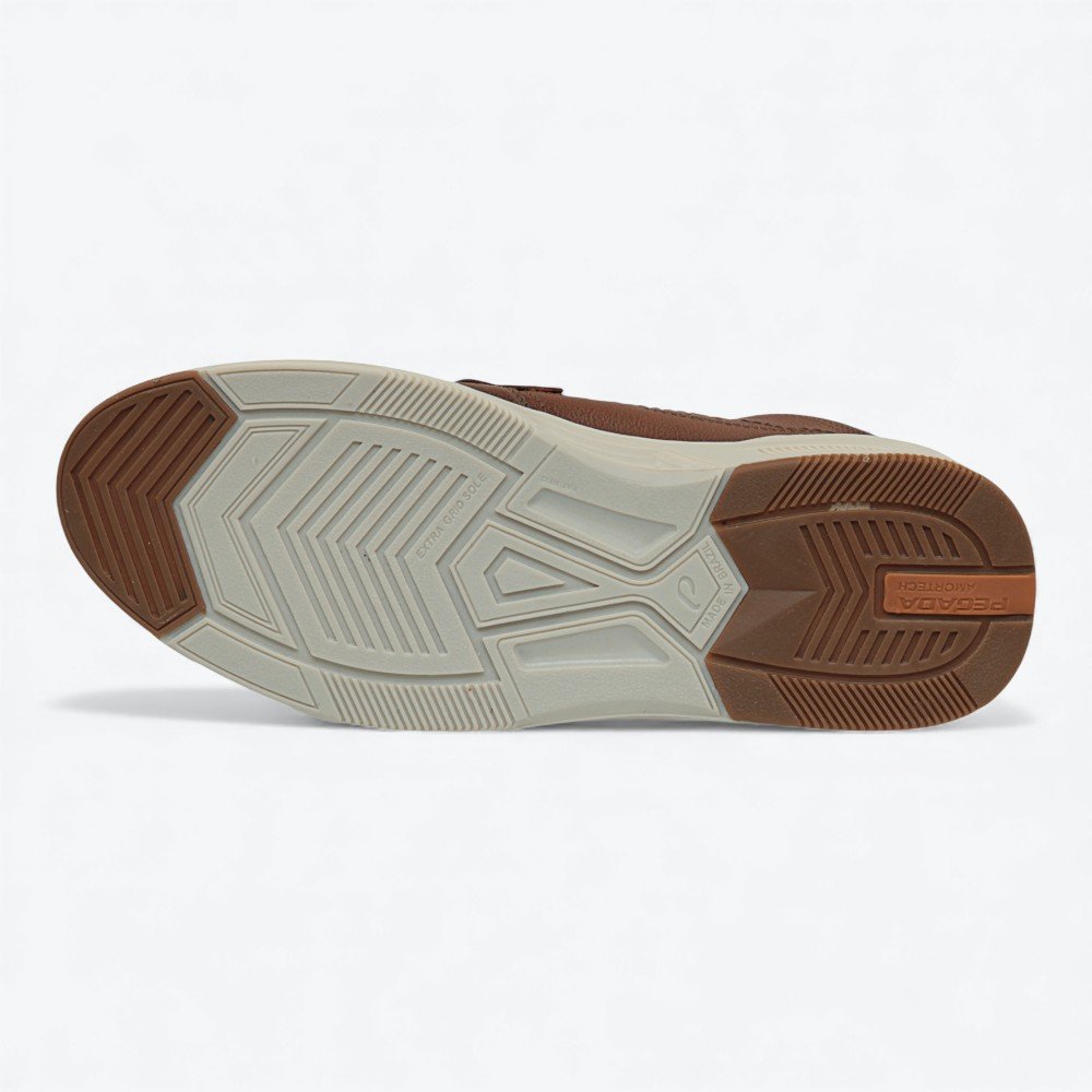 Sapatênis Pegada em Couro Masculino 11060606 Marrom 6