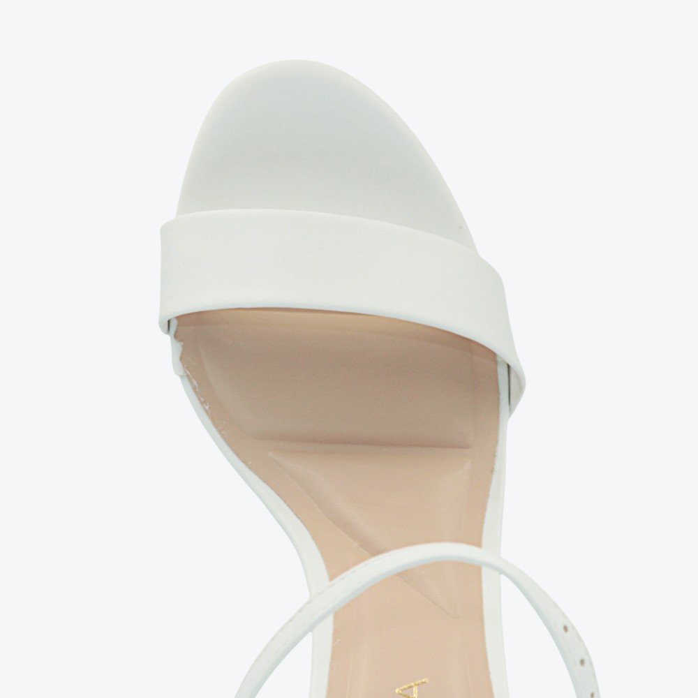 Sandália Mariotta Salto Alto Fino Feminina 1353134-03 Branco 3