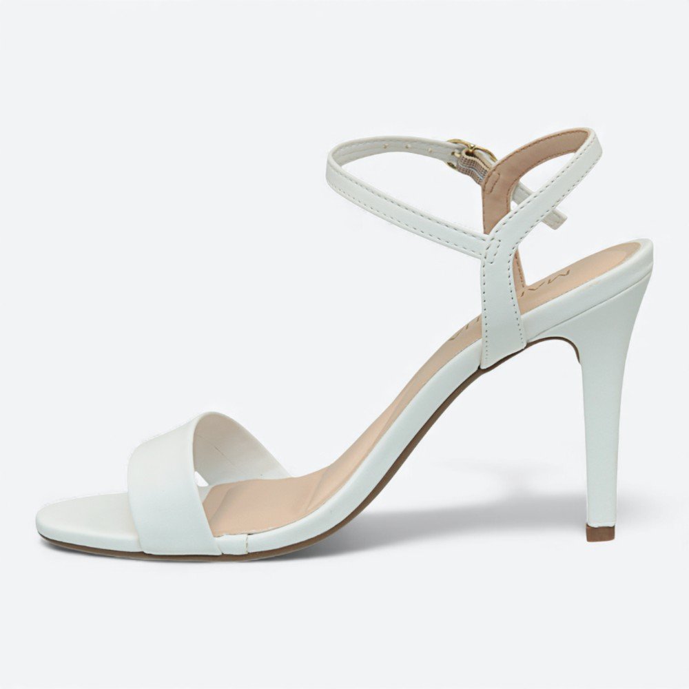 Sandália Mariotta Salto Alto Fino Feminina 1353134-03 Branco 4